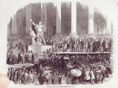 Inauguration of President Polk: The Oath, from 